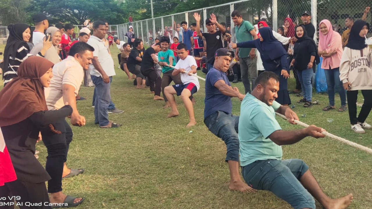 Meriahnya Perlombaan 17 Agustus di Gampong Blang Oi