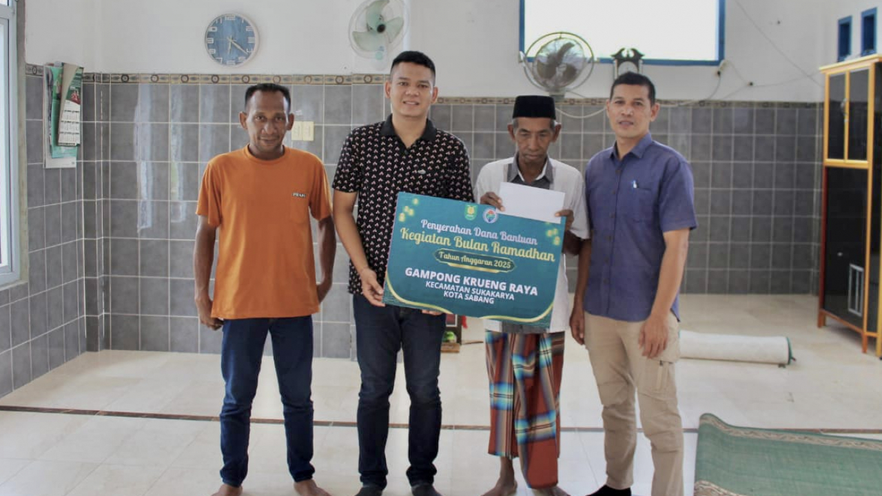 Bantuan Ramadhan: Pemerintah Gampong Dukung Kegiatan Keagamaan Selama Ramadhan