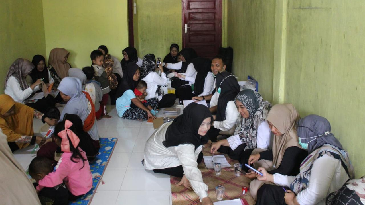 Kunjungan Kegiatan Posyandu Balita dan Posyandu Lansia di Jurong BSB