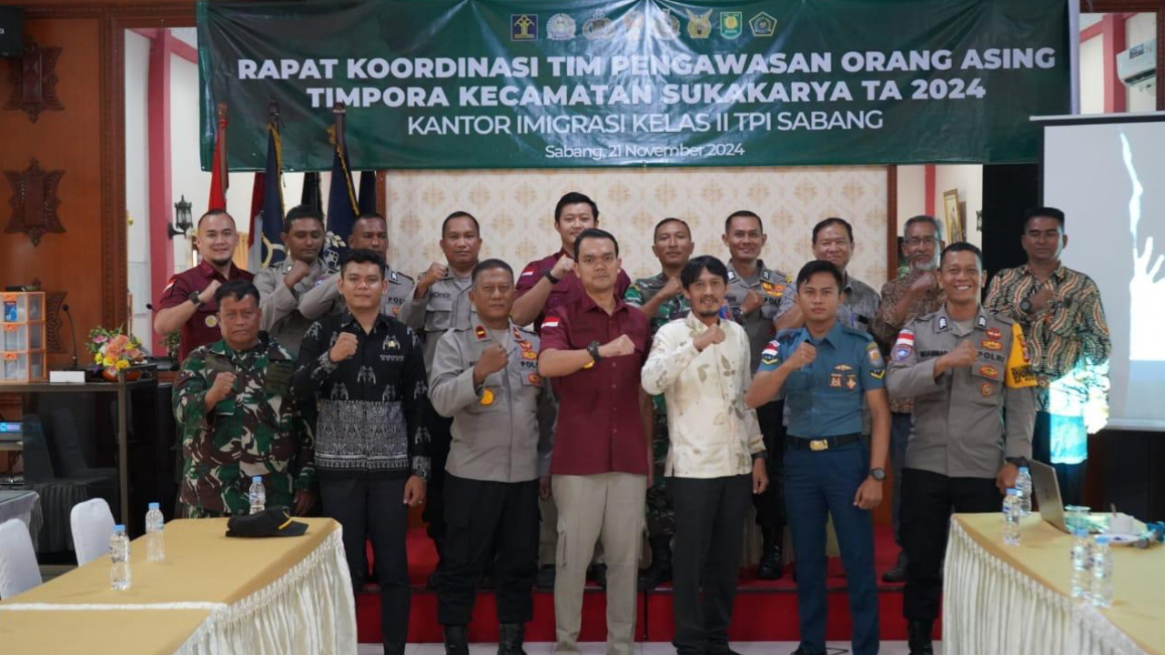 Rapat Koordinasi Tim Pengawasan Orang Asing