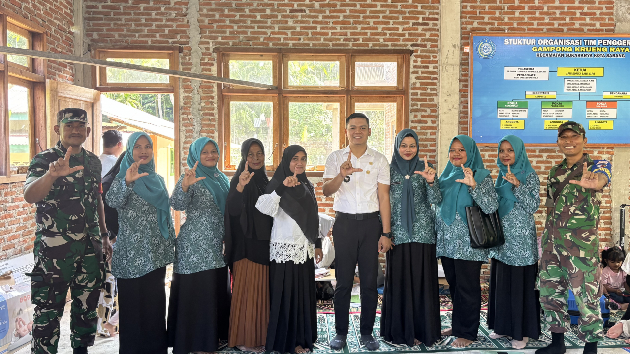 Monitoring Posyandu: Pj Keuchik Pastikan Layanan Kesehatan Optimal