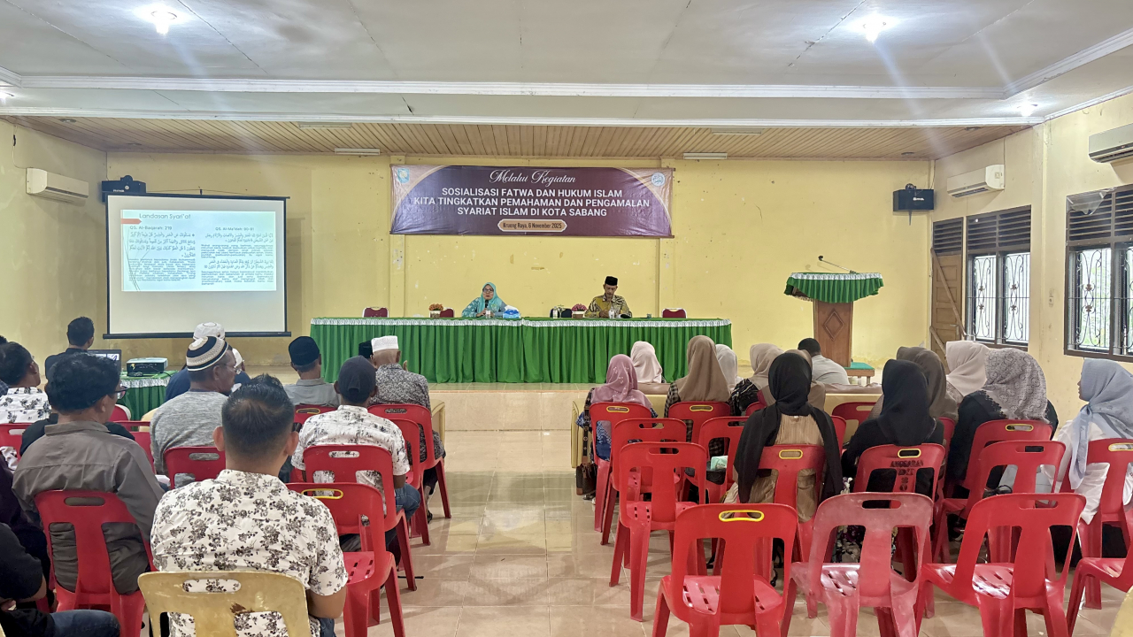 MPU Kota Sabang Gelar Sosialisasi Fatwa dan Hukum Islam di Gampong Krueng Raya