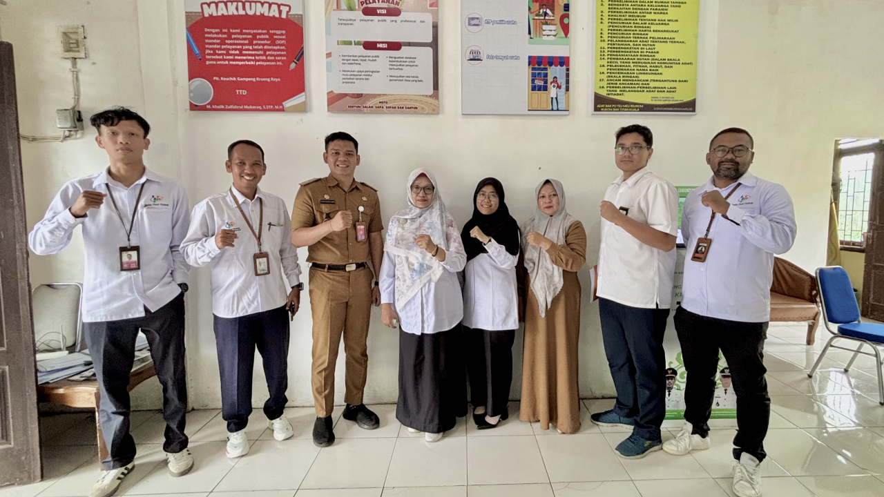 BPS Sabang dan Gampong Krueng Raya Matangkan Persiapan Pencanangan Program Desa Cantik