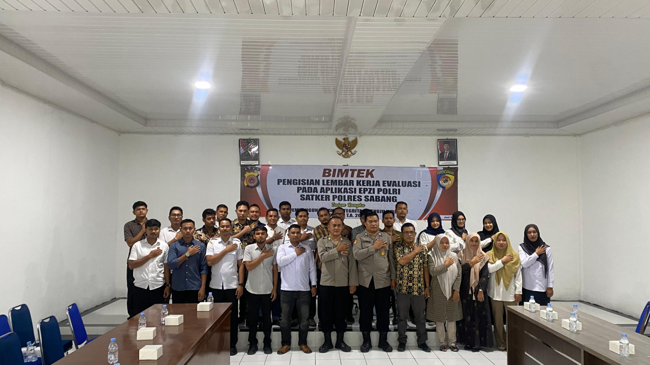 Kolaborasi Membangun Integritas: Gampong Krueng Raya Hadiri Bimtek EPZI Polres Sabang