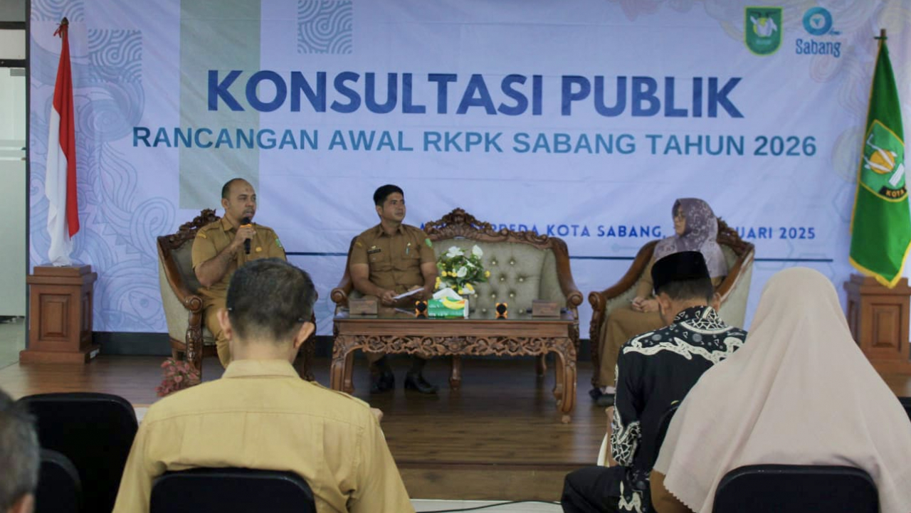 Konsultasi Publik mengenai Rancangan Awal RKPK Sabang Tahun 2026