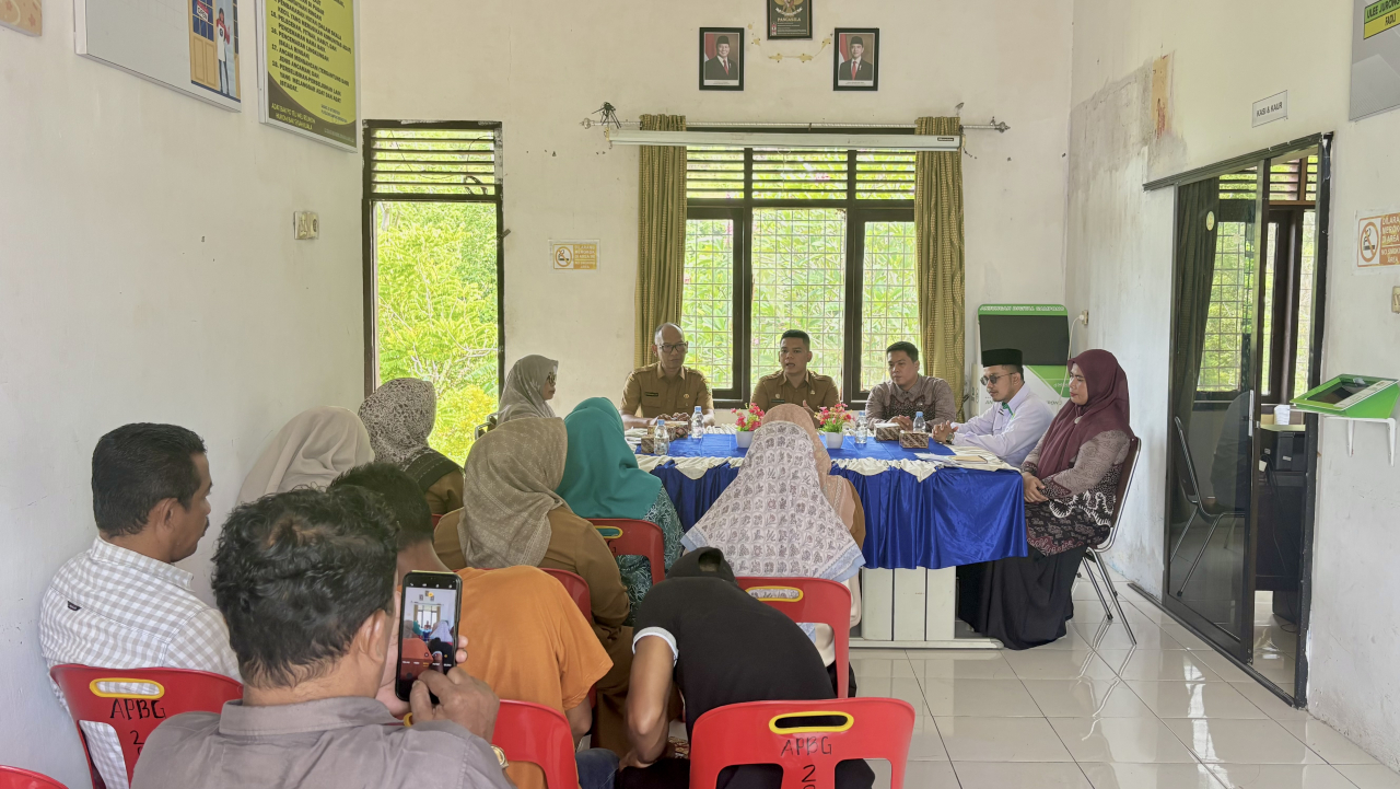 Gampong Krueng Raya Perkuat Komitmen Jadi Desa Bersinar, Gelar Evaluasi Pendidikan Anti Narkoba