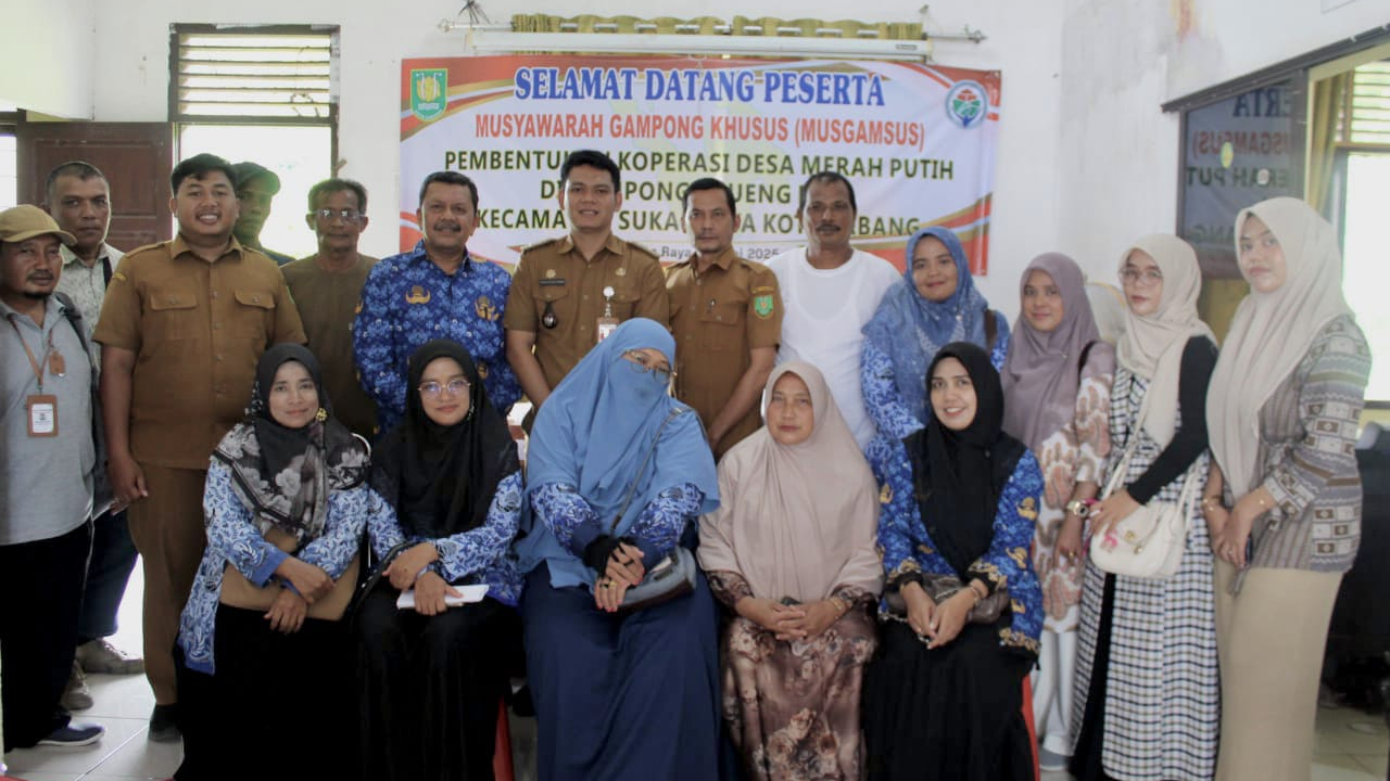 Musgamsus Sukses Digelar, Krueng Raya Tetapkan Pengurus Koperasi Merah Putih