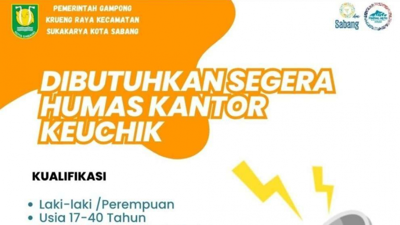 Go Digital, Gampong Krueng Raya Buka Lowongan Humas Keuchik