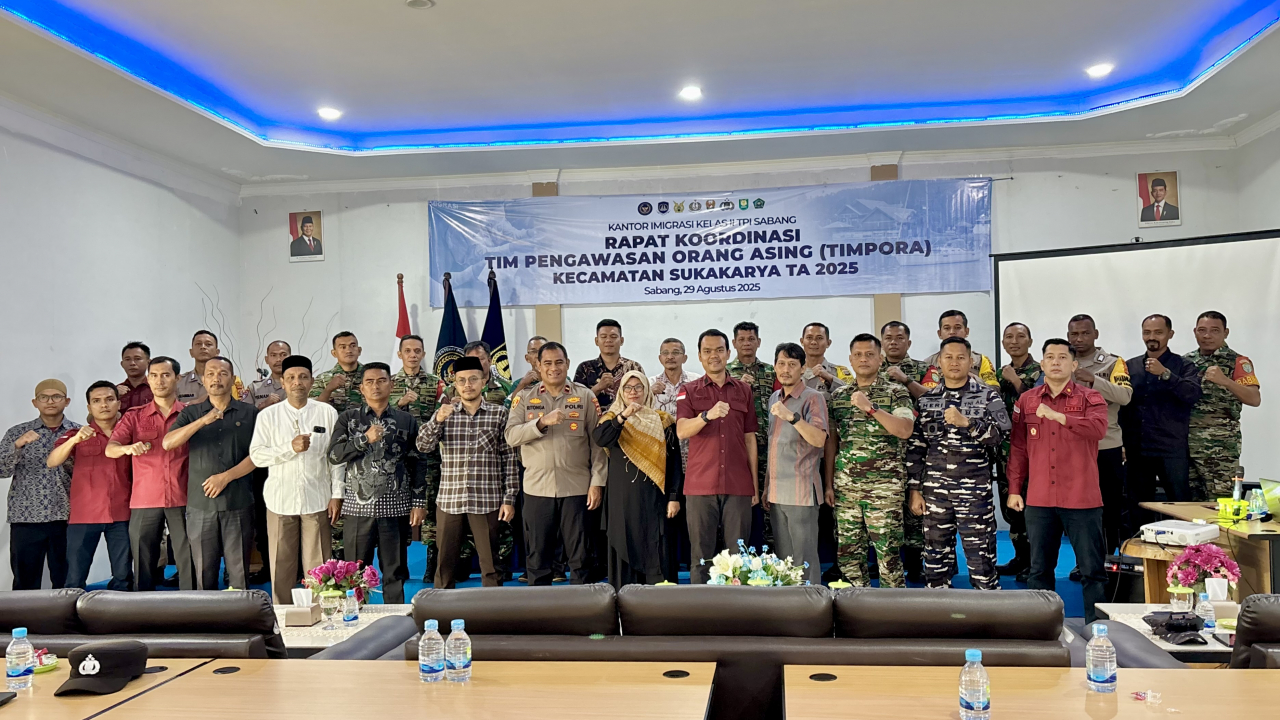 Pj. Keuchik Krueng Raya Hadiri Rakor TIMPORA Sukakarya Tahun 2025