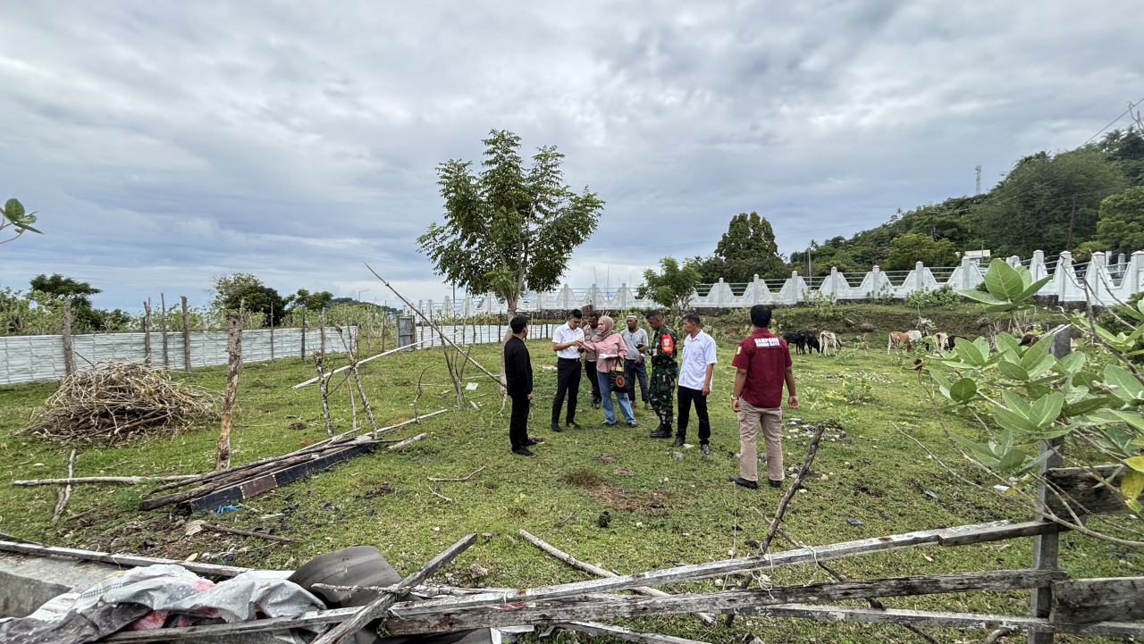 Krueng Raya Tinjau Lahan Gerai Koperasi Desa Merah Putih