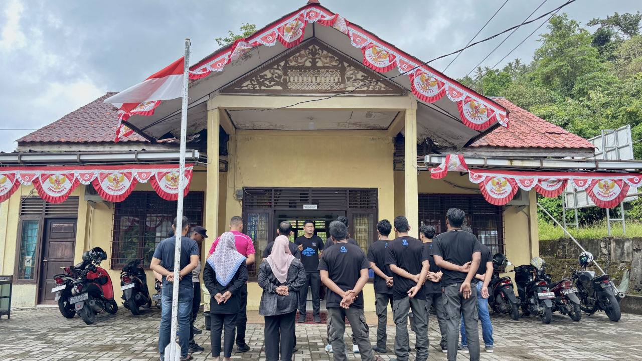 Pj Keuchik Krueng Raya Tegaskan Peran Satlinmas Jaga Kondusifitas Jelang Pilchiksung