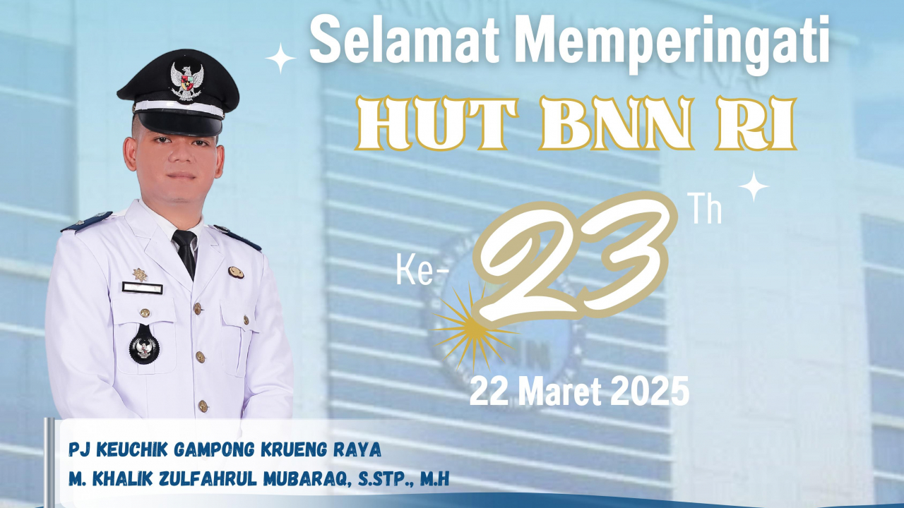 HUT BNN RI Ke 23 Tahun