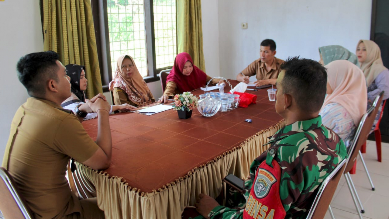 Rapat Program Makan Bergizi Gratis Untuk TK Negeri 8 Gampong Krueng Raya