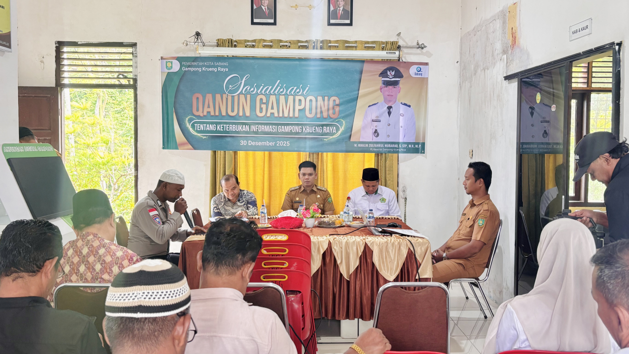 Gampong Krueng Raya Perkuat Keterbukaan Informasi Publik