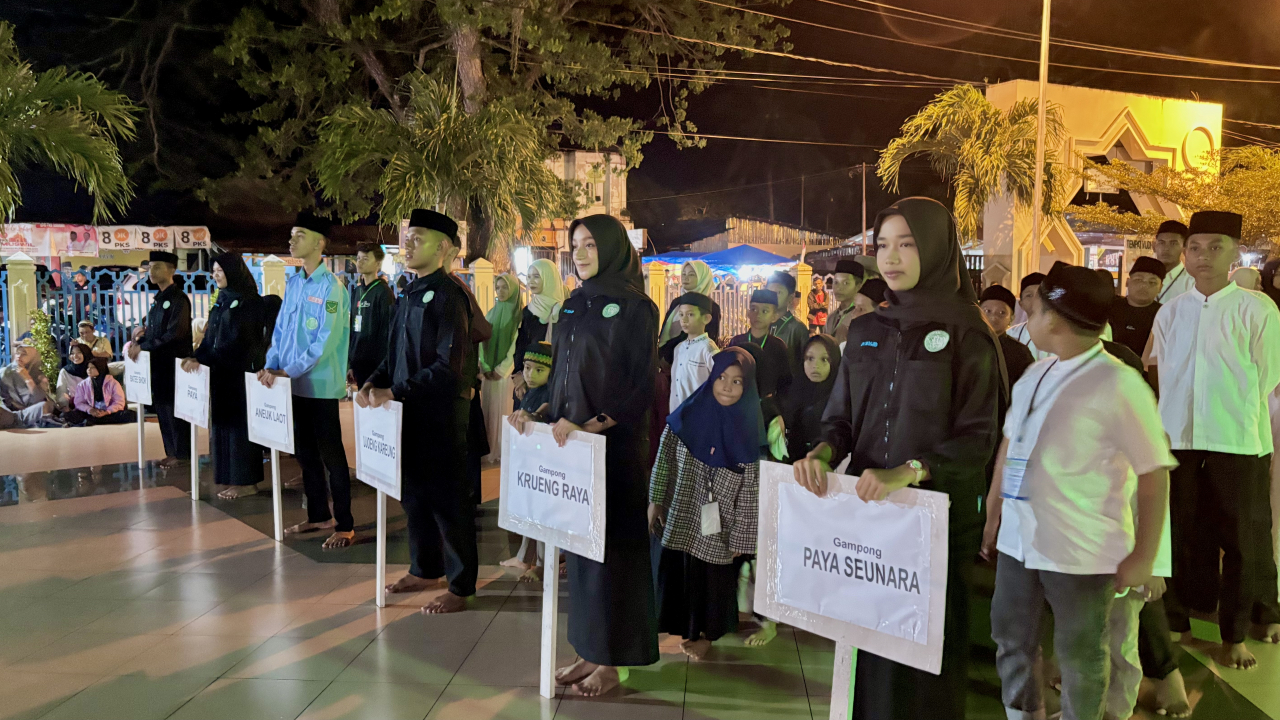 Krueng Raya Dukung Penuh Generasi Muda di Festival Anak Sholeh Kota Sabang
