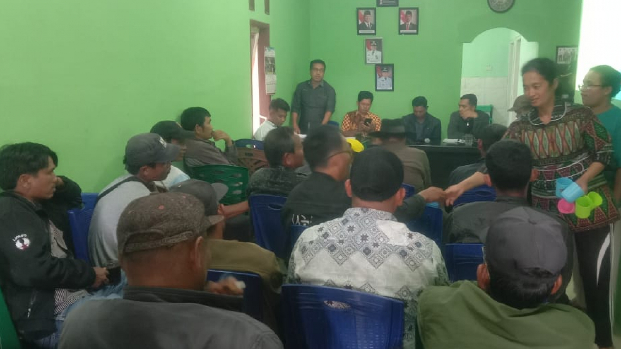 musdes Pembentukan Kopdes Mereh Putih Parlombuan