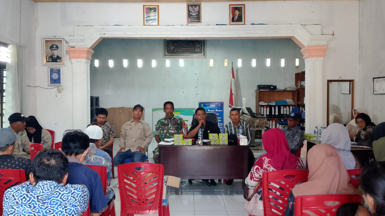 Pemerintah Desa Batahan I Gelar Musdes Agenda Penyusunan RKP Desa Tahun 2025