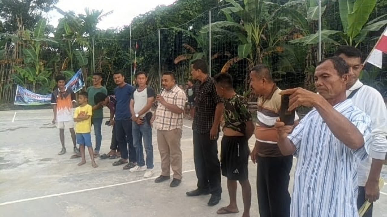 Pembukaan Turnamen Bola Futsal di Desa Loloana'a