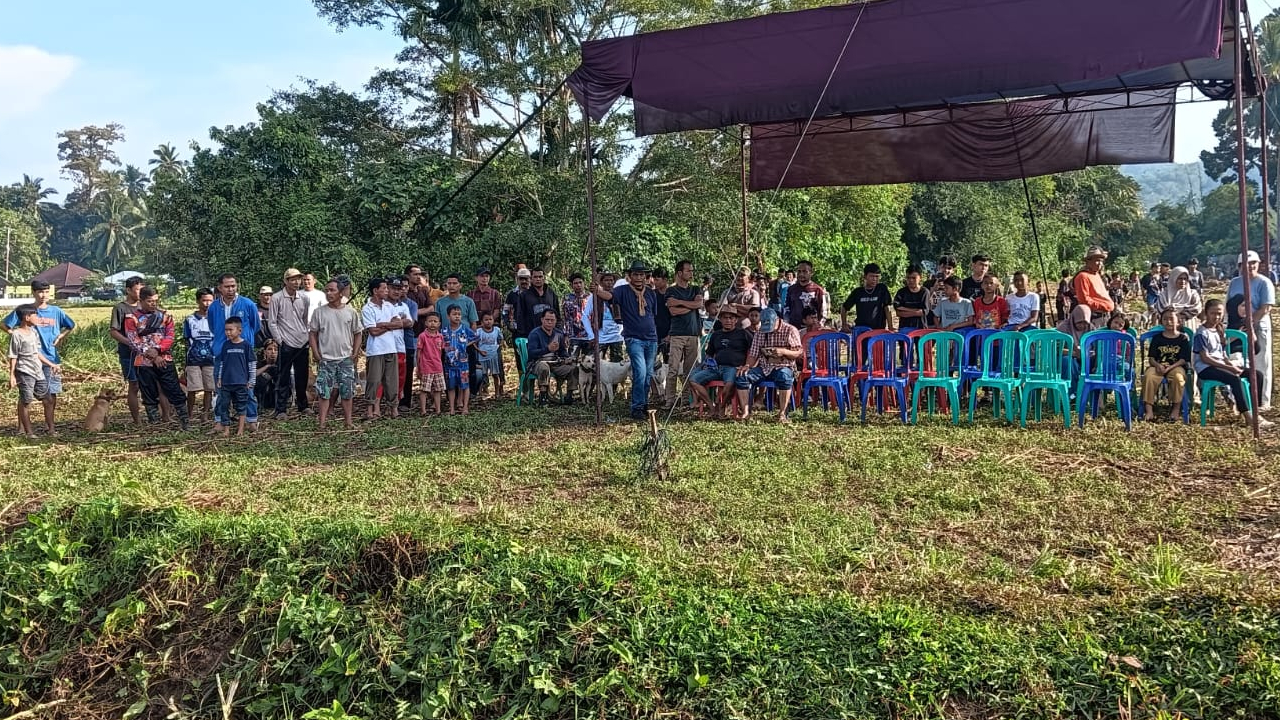 Ratusan Peserta dari Tiga Provinsi Ikuti Pengendalian Hama Pertanian (Buru Babi) di Nagari Lagan Mudik Punggasan