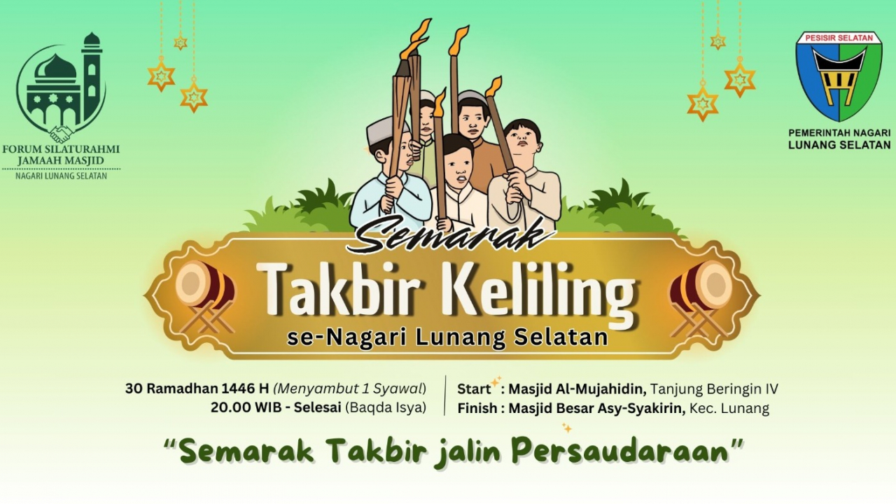 SEMARAK TAKBIR KELILING IDHUL FITRI 1446 H