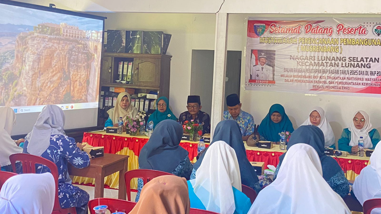 SOSIALISASI DAN PELATIHAN PKK NAGARI LUNANG SELATAN