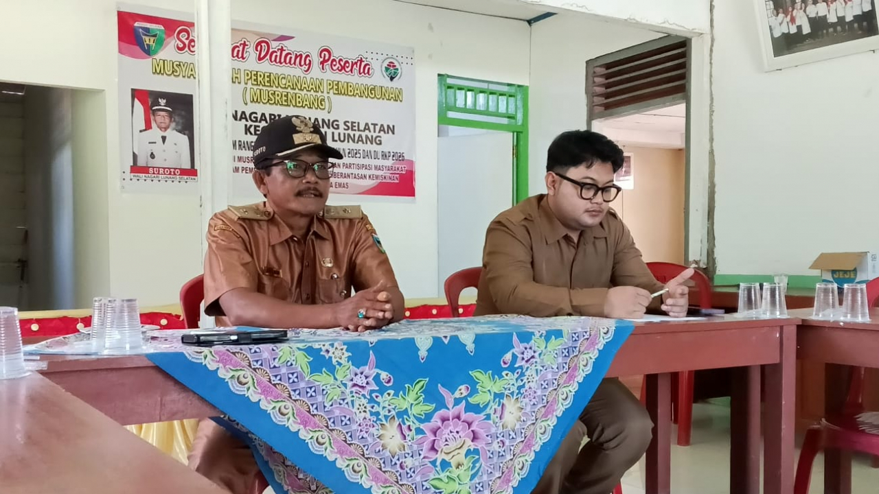 RAPAT PERANGKAT PEMERINTAHAN NAGARI LUNANG SELATAN