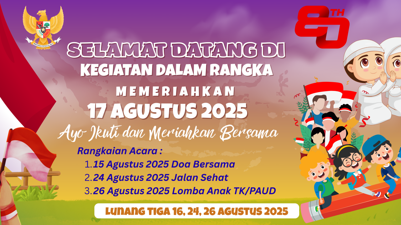 RANGKAIAN KEGIATAN DI BULAN AGUSTUS TAHUN 2025