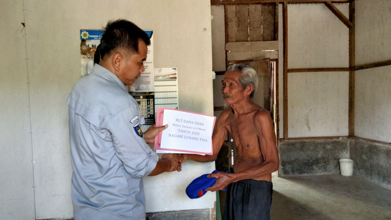 PENYALURAN BANTUAN LANGSUNG TUNAI DANA DESA TAHUN 2025 BULAN JANUARI, PEBRUARI DAN MARET