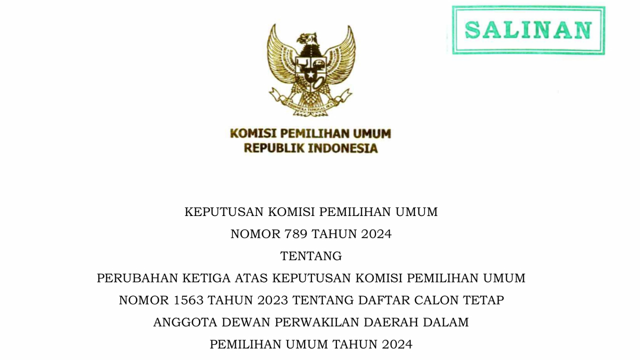 JADWAL DAN TAHAPAN PEMUNGUTAN SUARA ULANG DPD RI SUMATERA BARAT