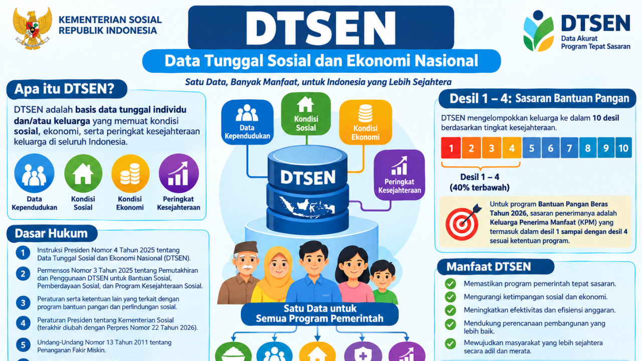 PENJELASAN DASAR DAN MEKANISME PENETAPAN PENERIMA BANTUAN PANGAN