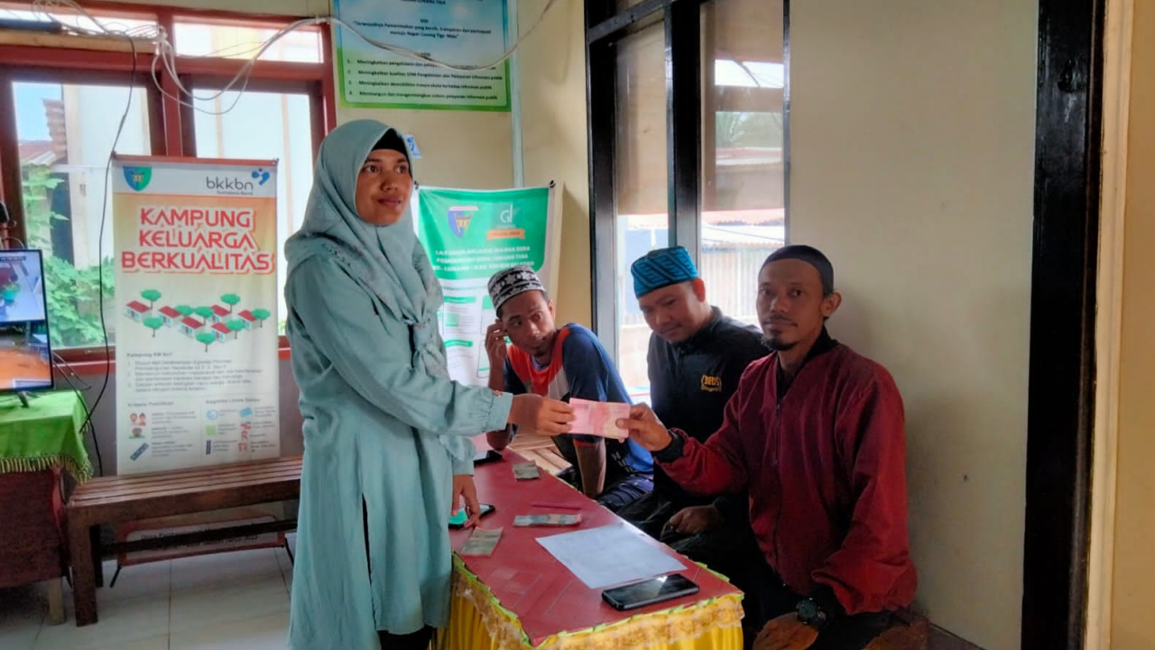 PENYALURAN HONOR GURU PAUD/TPA/ dan TRANSPORTASI KADER YANG ADA DI NAGARI LUNANG TIGA