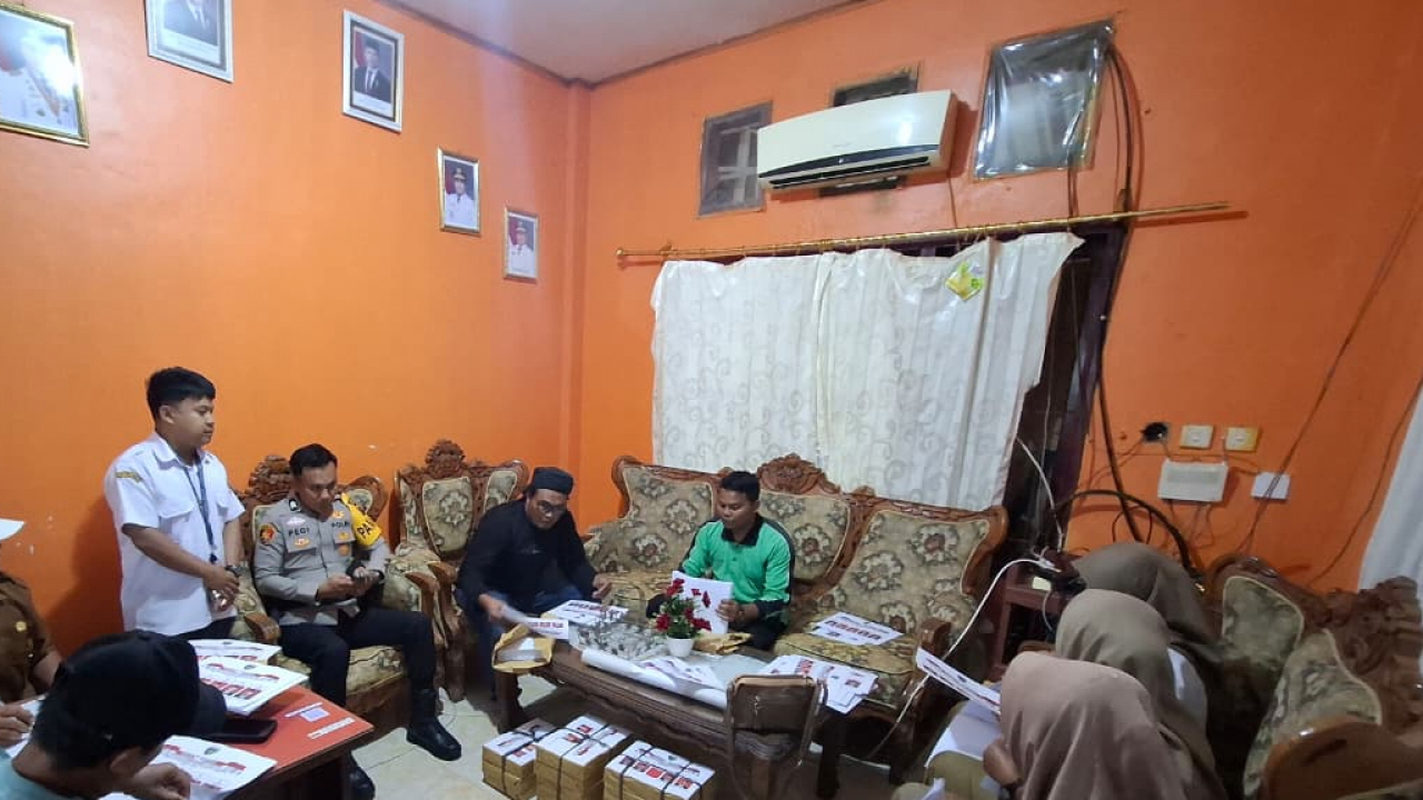 DISTRIBUSI SURAT SUARA PEMILIHAN WALI NAGARI LUNANG TIGA TAHUN 2025