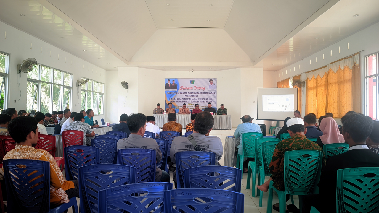 Musrenbang RKPD Tingkat Kecamatan Silaut Tahun 2025 di Gedung UDKP