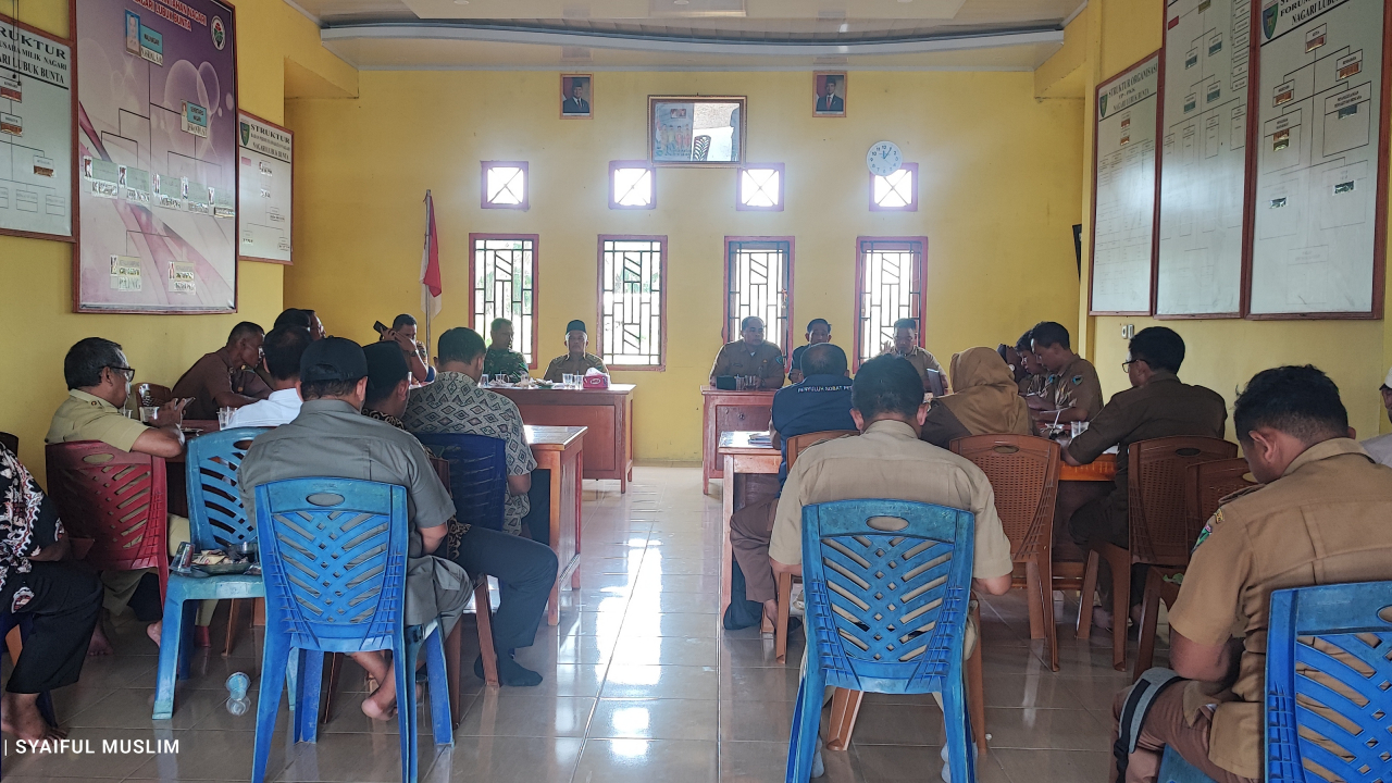 Pertemuan Persiapan Hari Bhakti Transmigrasi di Nagari Lubuk Bunta