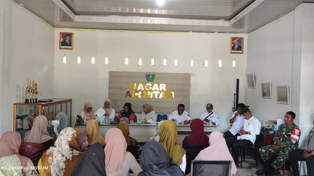 Meriahnya Penilaian Dasawisma di Nagari Air Hitam