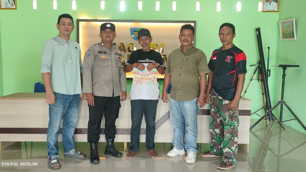 BLT Dana Desa Air Hitam, Bantu Keluarga Kurang Mampu