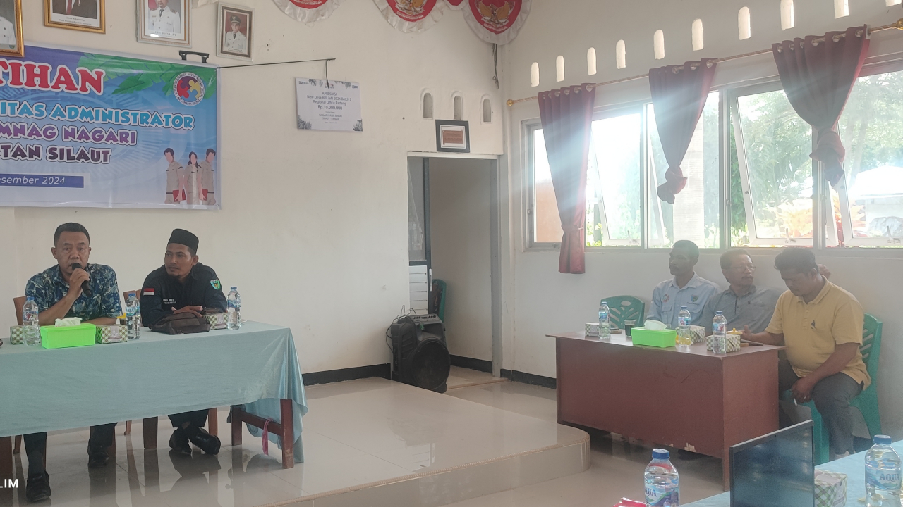 Wali Nagari Dampingi Pengurus BUMNag Air Hitam Bangkit Ikuti Pelatihan Peningkatan Kapasitas Administrator Keuangan