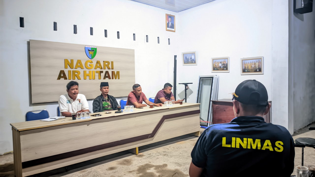 Peningkatan Sinergitas Pemerintah Nagari, Linmas, dan Kepala Lingkungan Nagari Air Hitam untuk Tahun 2025