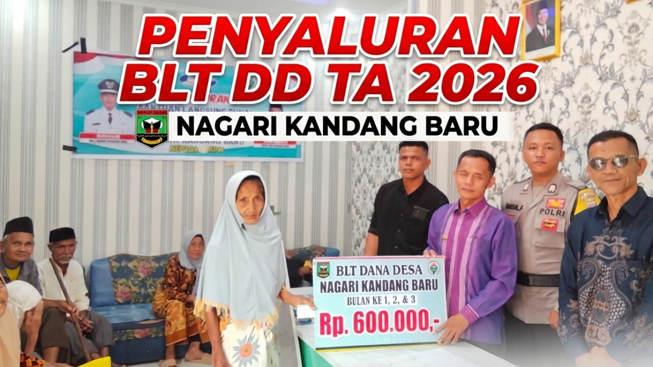 BLT DD Cair! Warga Kandang Baru Terima 600 Ribu!