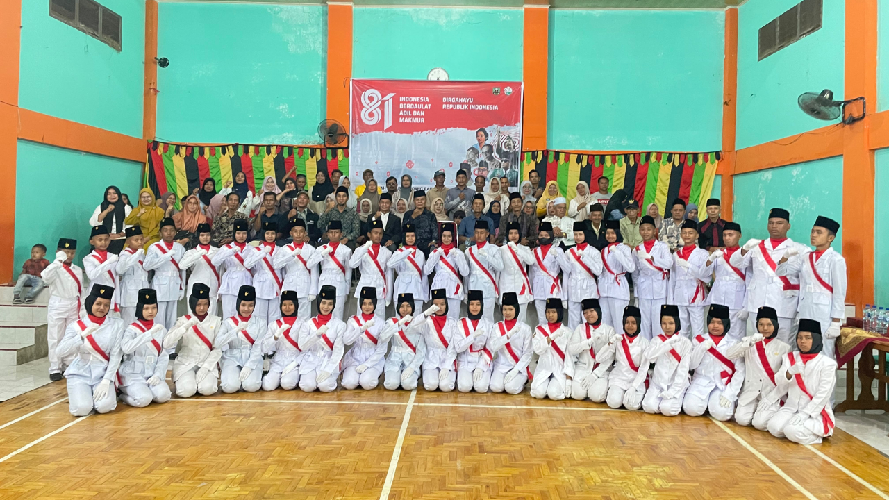 Wali Nagari Kandang Baru Kukuhkan Anggota Paskibra Tahun 2026
