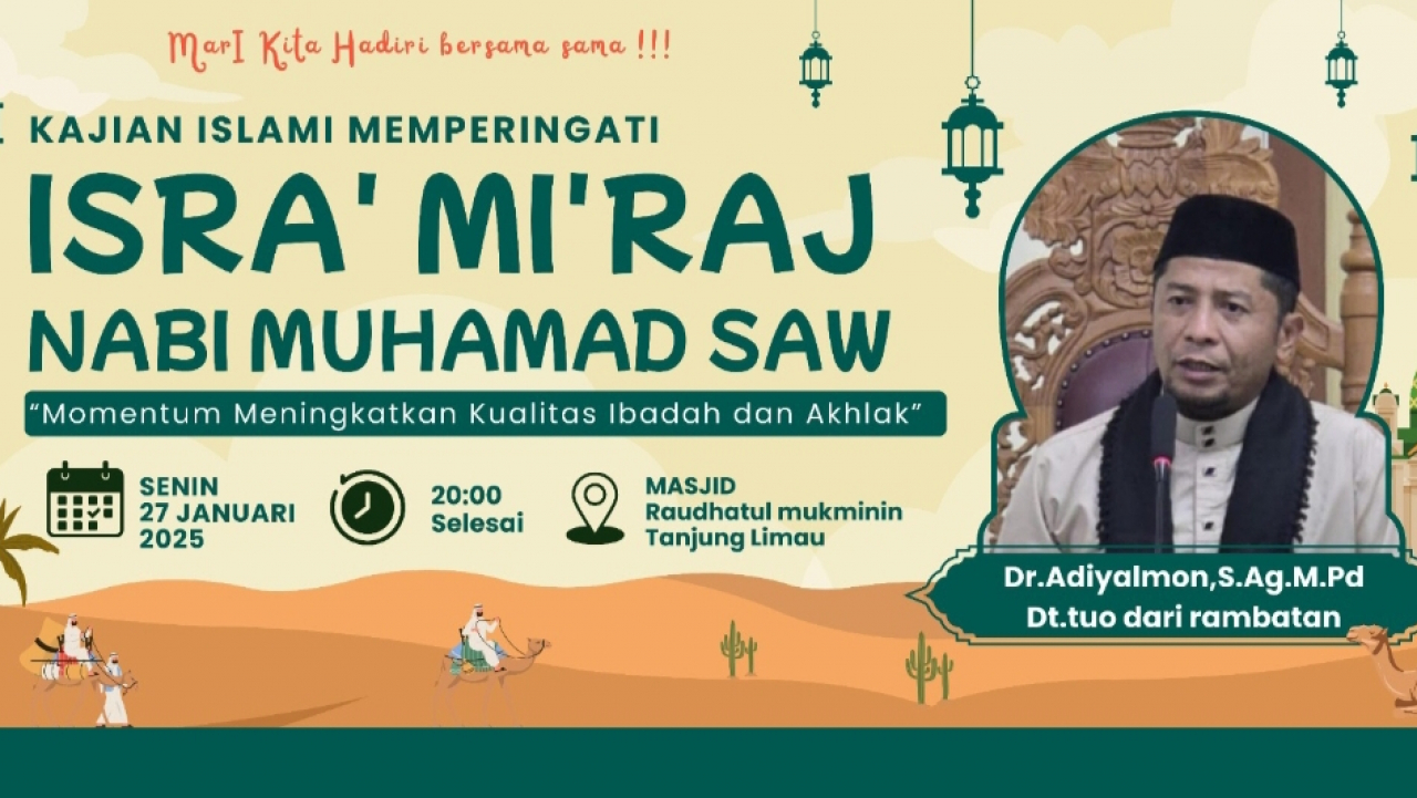 Meriahkan Isra Mikraj: Momentum Kebersamaan dan Keberkahan di Nagari Simabur