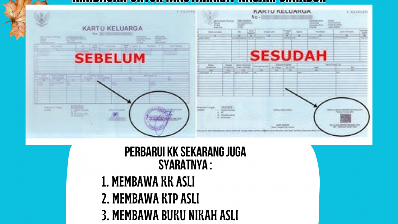 Pembaruan Kartu Keluarga: Tingkatkan Pelayanan Publik Simabur