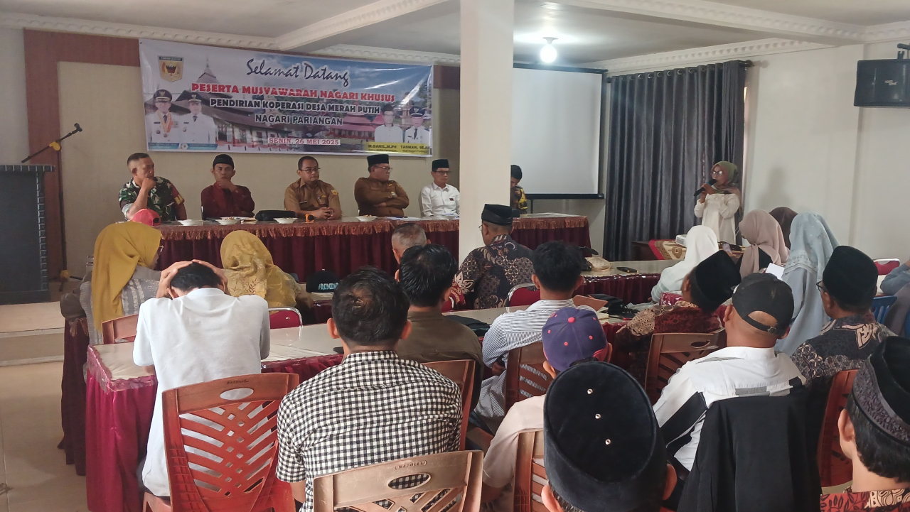 "Koperasi Merah Putih" Berdiri di Nagari Pariangan