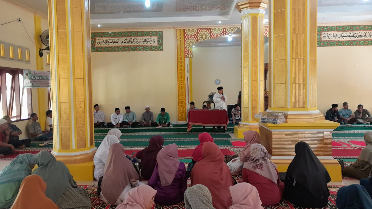 Wirid Bulanan Kecamatan Diadakan di Nagari Padang Kandang Pulau Aie