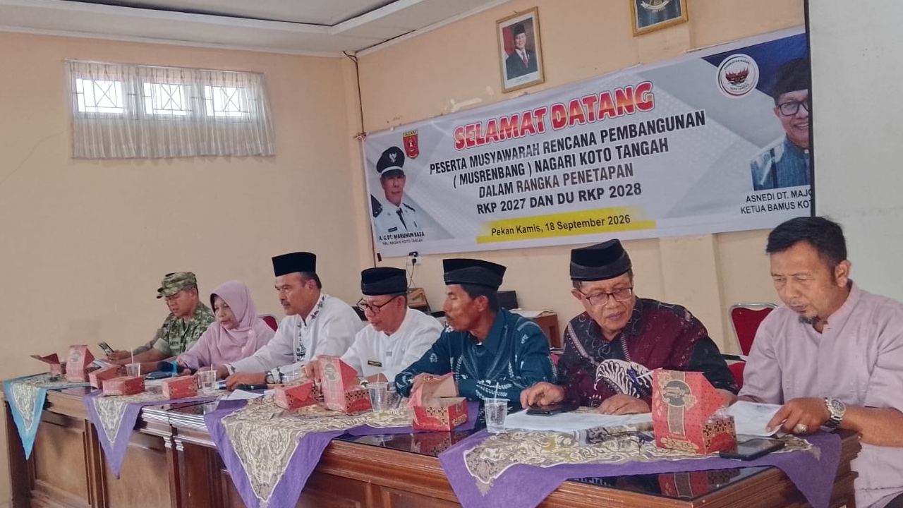 Musrenbang Nagari Koto Tangah 2027
