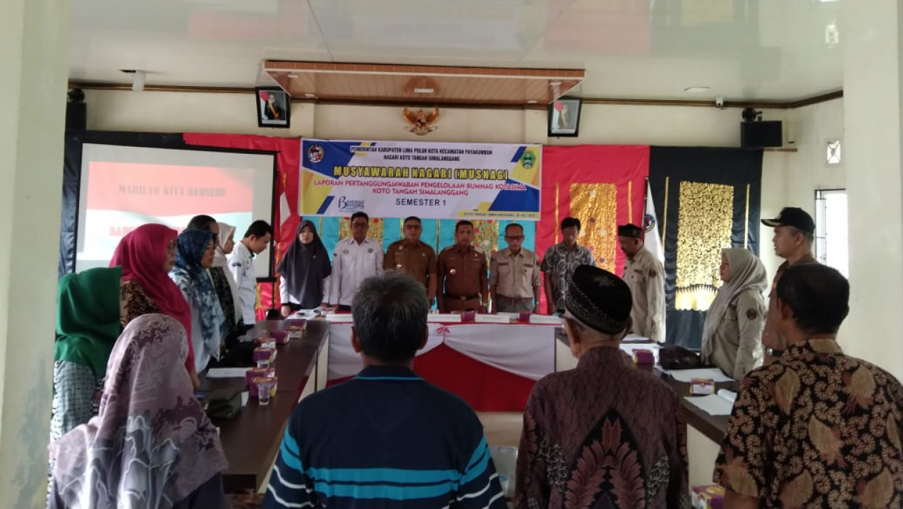 Transparan dan Terbuka, BUMNag Kotasima Laksanakan Musnag Semester I