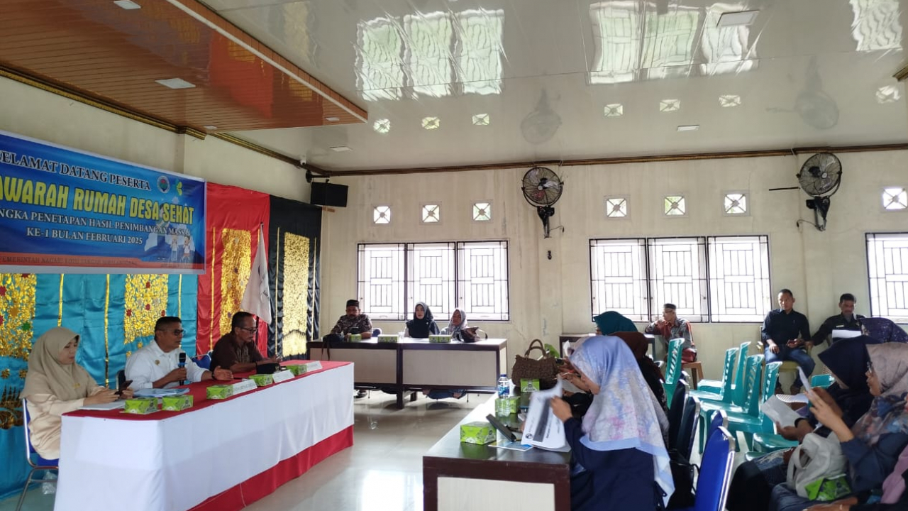Nagari Koto Tangah Simalanggang Tetapkan 10 Anak Stunting dalam Musyawarah Rumah Desa Sehat 2025