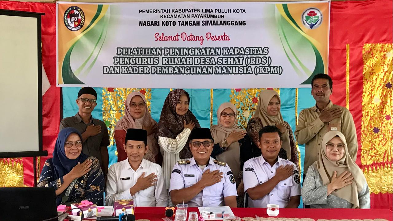 Wujudkan Nagari Sehat, KPM dan RDS Koto Tangah Simalanggang Sepakati Aksi Bersama Turunkan Stunting dan Membangun Program yang Bermanfaat