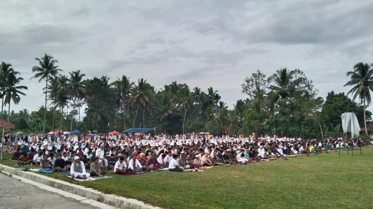 Salat Idul Adha 1446 H di Koto Tangah Simalanggang Berlangsung Khidmat