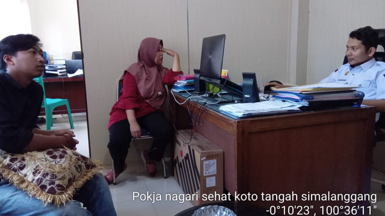 Sinergi Pokja Nagari Sehat dan Pemerintahan Nagari Koto Tangah Simalanggang untuk Ciptakan Kesehatan Masyarakat